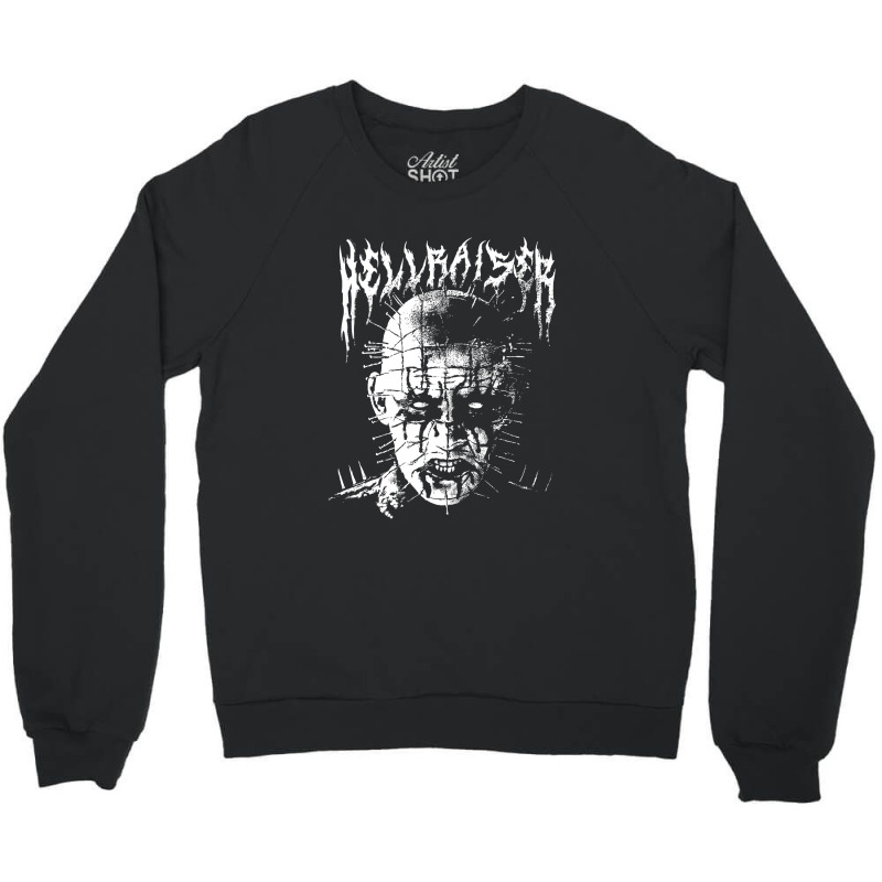 Black Metal Pinhead Crewneck Sweatshirt by jadedward23 | Artistshot