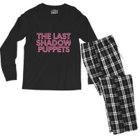 The Last Shadow Puppets Text Print Classic Men's Long Sleeve Pajama Set | Artistshot