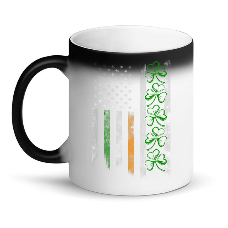 Irish American Ireland Flag Shamrock Magic Mug | Artistshot