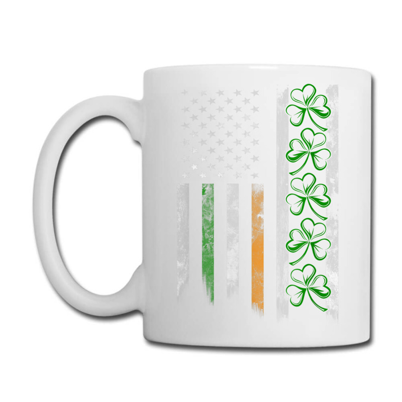 Irish American Ireland Flag Shamrock Coffee Mug | Artistshot