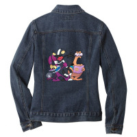 Agile Learn For Monsters How Scare People Ahh Real Monsters Classic Mu Ladies Denim Jacket | Artistshot