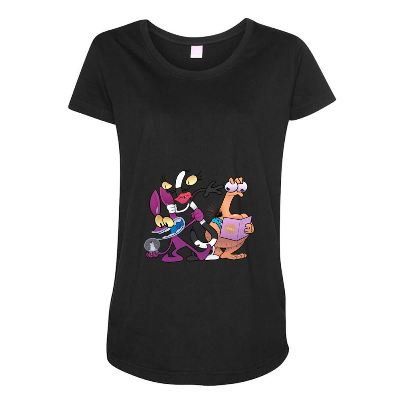 Agile Learn For Monsters How Scare People Ahh Real Monsters Classic Mu Maternity Scoop Neck T-shirt by LynnetteMichele | Artistshot