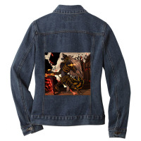 Blaidd Strive Burn Friend Ladies Denim Jacket | Artistshot