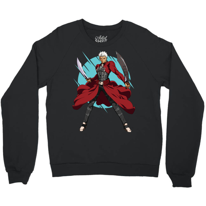 Fate Zero  - Archer Crewneck Sweatshirt by Hala-Art | Artistshot