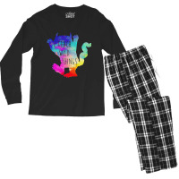 I Teach Wild Things Monster T Funny Halloween Gifts Men's Long Sleeve Pajama Set | Artistshot