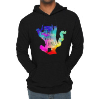 I Teach Wild Things Monster T Funny Halloween Gifts Lightweight Hoodie | Artistshot