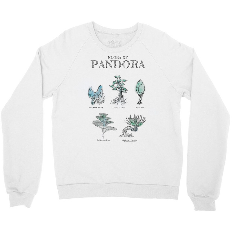 Avatar Floral Of Pandora Textbook Sketches Raglan Baseball Tee Crewneck Sweatshirt | Artistshot