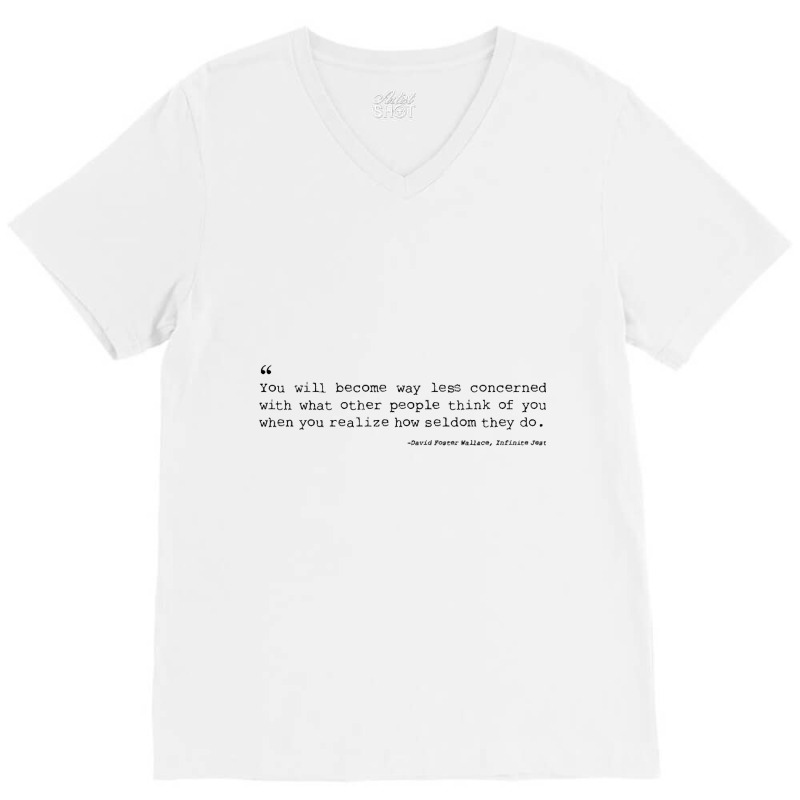 Infinite Jest   David Foster Wallace V-Neck Tee by Eme90 | Artistshot