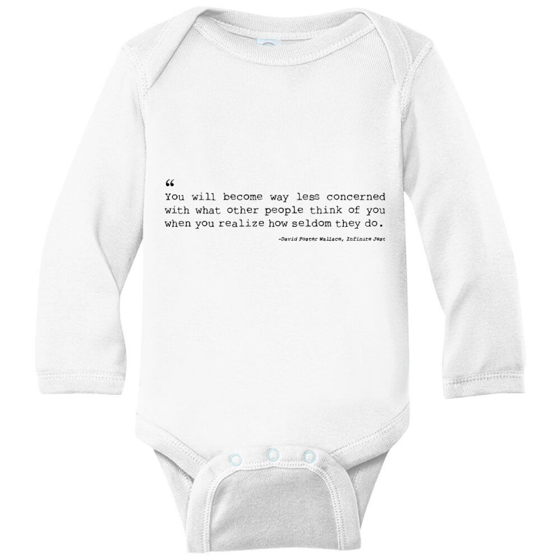 Infinite Jest   David Foster Wallace Long Sleeve Baby Bodysuit by Eme90 | Artistshot