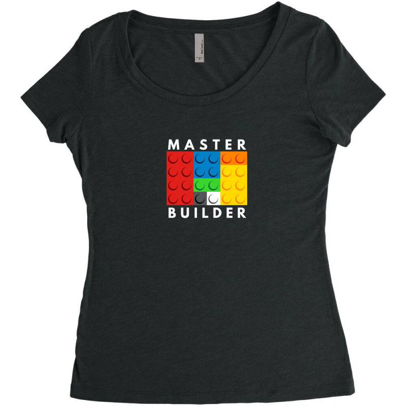 Master Builder 1 Women's Triblend Scoop T-shirt by MeganCangelosi | Artistshot