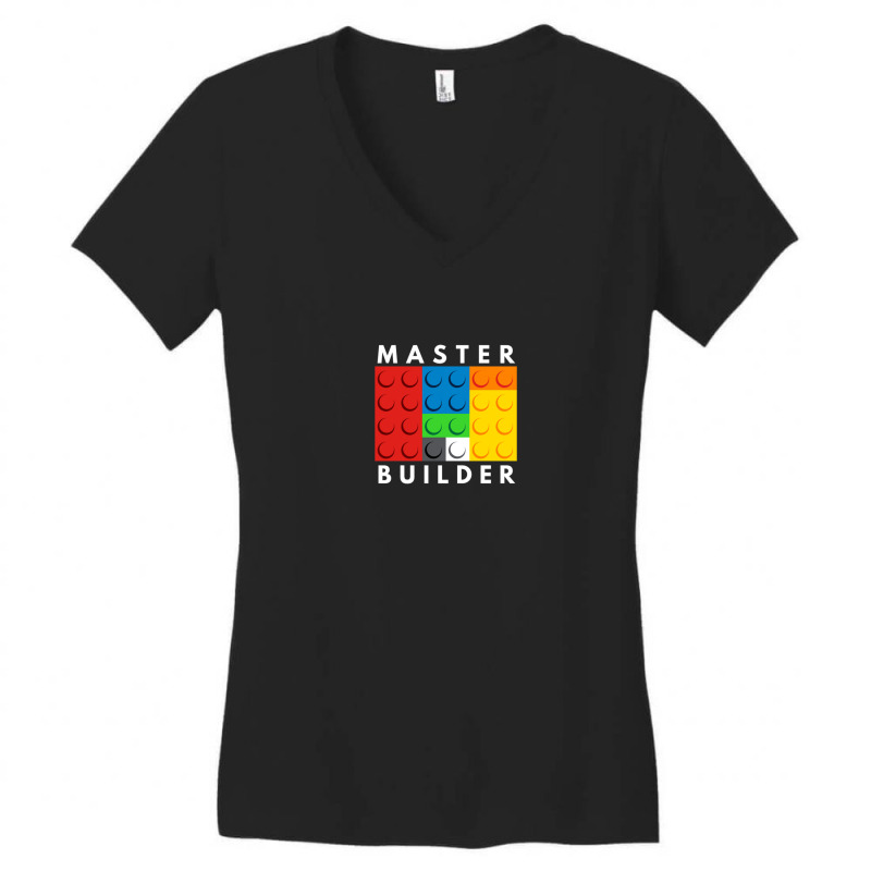 Master Builder 1 Women's V-Neck T-Shirt by MeganCangelosi | Artistshot