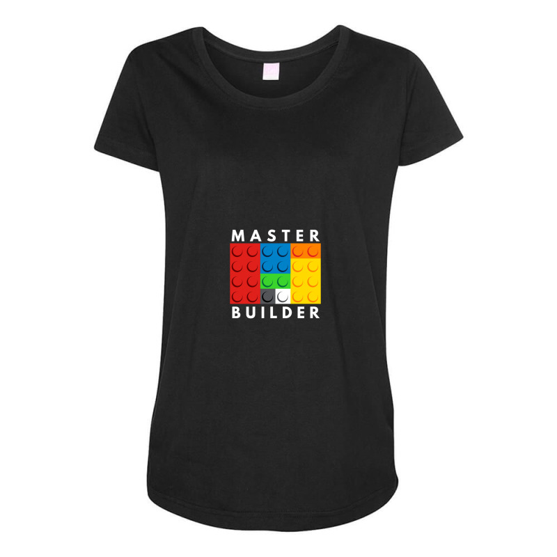 Master Builder 1 Maternity Scoop Neck T-shirt by MeganCangelosi | Artistshot