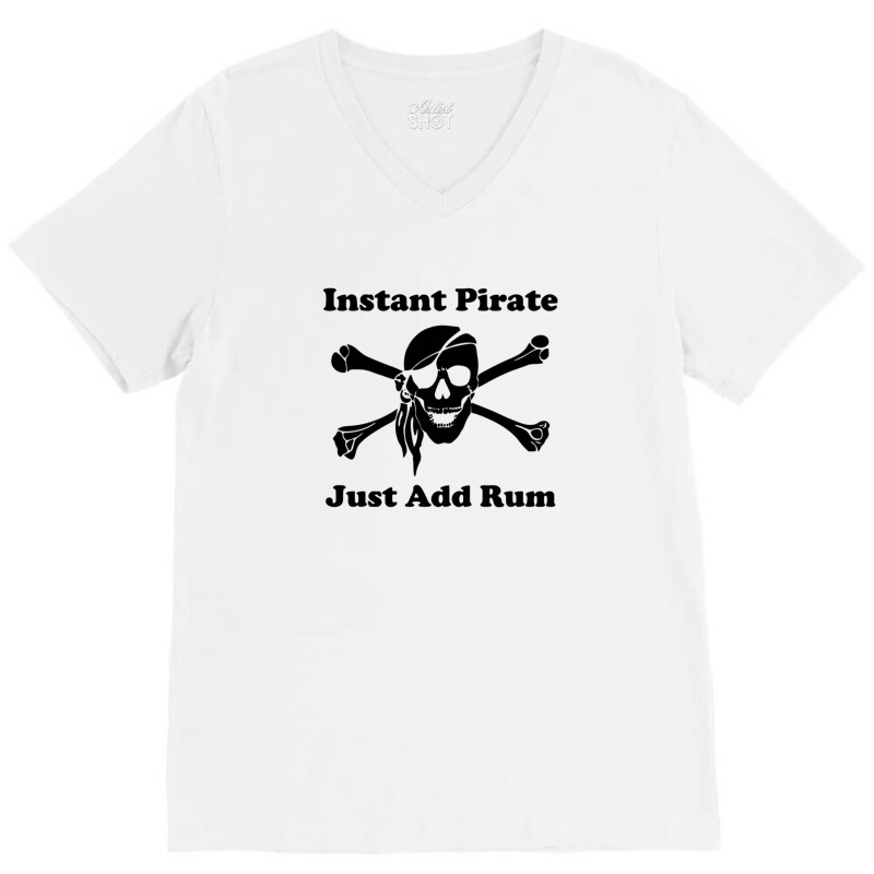 Instant Pirate V-Neck Tee by aikhangawade | Artistshot