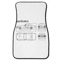 Jensen Healey   Technical Specs Front Car Mat | Artistshot