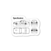 Jensen Healey   Technical Specs Sticker | Artistshot