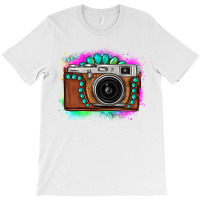 Tie Dye Gemstone Vintage Camera T-shirt | Artistshot