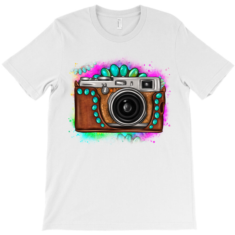 Tie Dye Gemstone Vintage Camera T-shirt | Artistshot