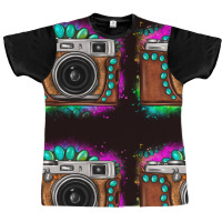 Tie Dye Gemstone Vintage Camera Graphic T-shirt | Artistshot