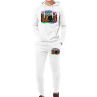 Tie Dye Gemstone Vintage Camera Hoodie & Jogger Set | Artistshot