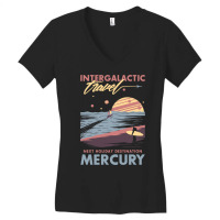 Intergalactic Travel Women's V-neck T-shirt | Artistshot