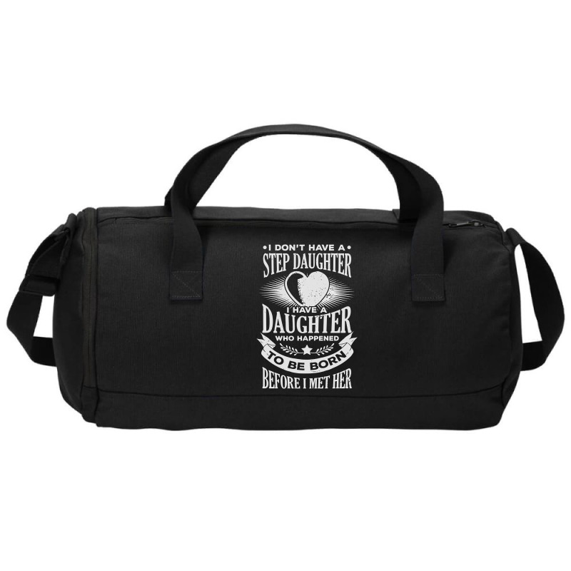 Stepdad Step Father Dad Daughter Gift Duffel Bag | Artistshot