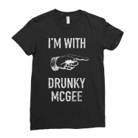 Couple St Patricks Day S I M With Drunky Mcgee Funny Ladies Fitted T-shirt | Artistshot