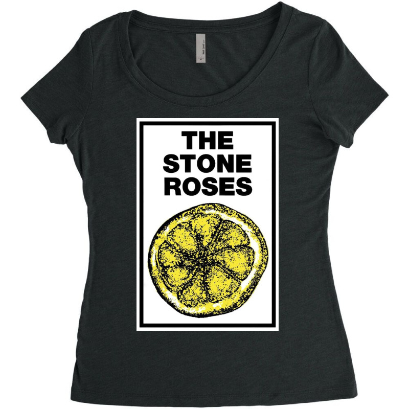 The Stone Roses Lemon Women's Triblend Scoop T-shirt by chadjtay | Artistshot