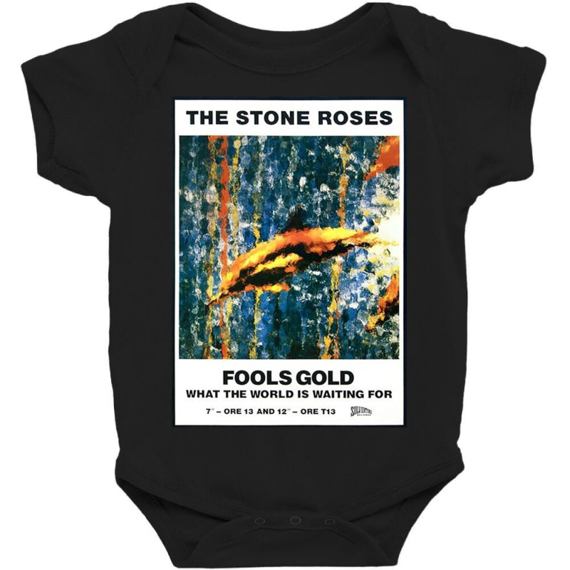 Folls Gold Stone Roses Baby Bodysuit by chadjtay | Artistshot