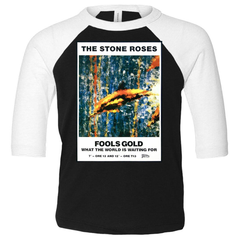 Folls Gold Stone Roses Toddler 3/4 Sleeve Tee by chadjtay | Artistshot