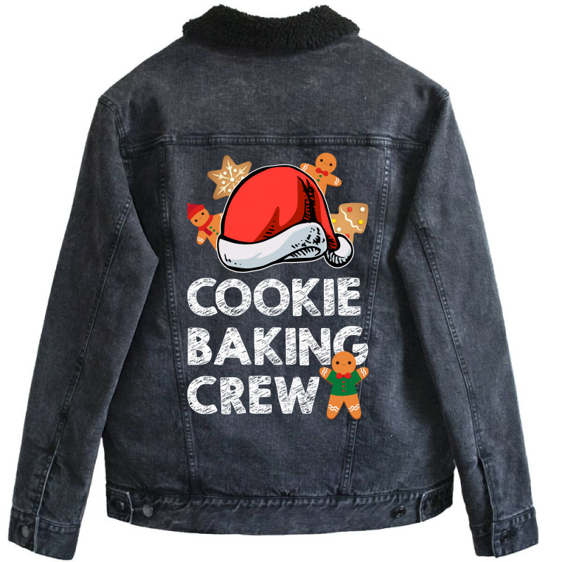 Cookie Baking Crew For Dark Unisex Sherpa-lined Denim Jacket | Artistshot