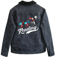 Reading Is Our Thing Fd Unisex Sherpa-lined Denim Jacket | Artistshot