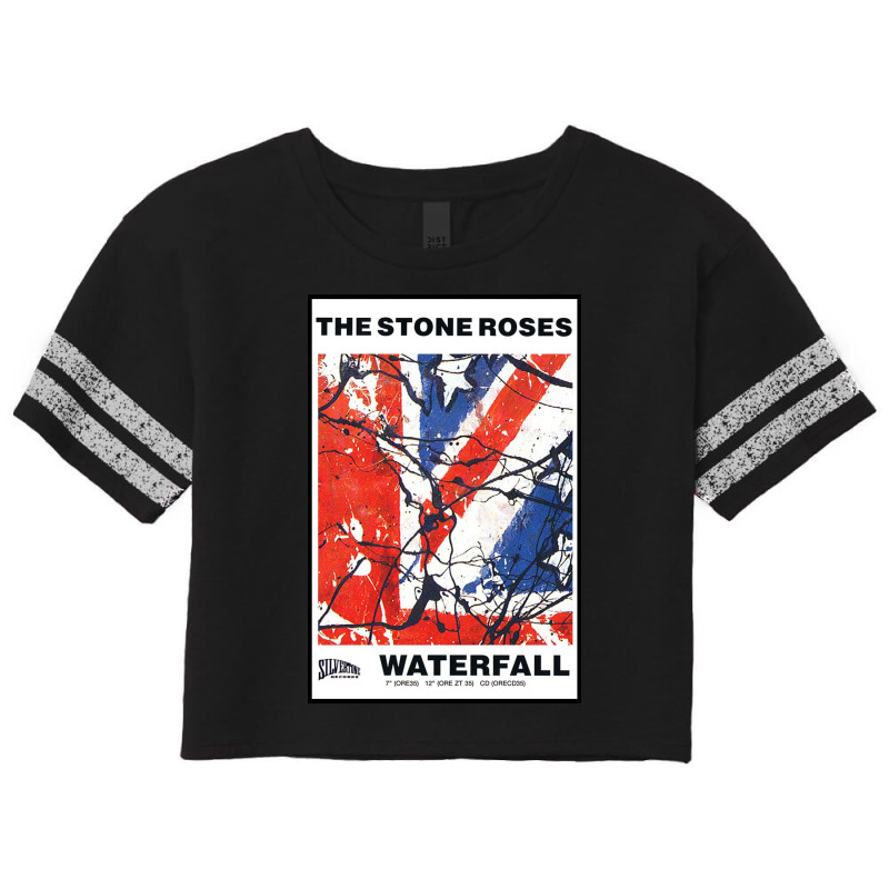 The Stone Roses 'waterfall' Scorecard Crop Tee by chadjtay | Artistshot