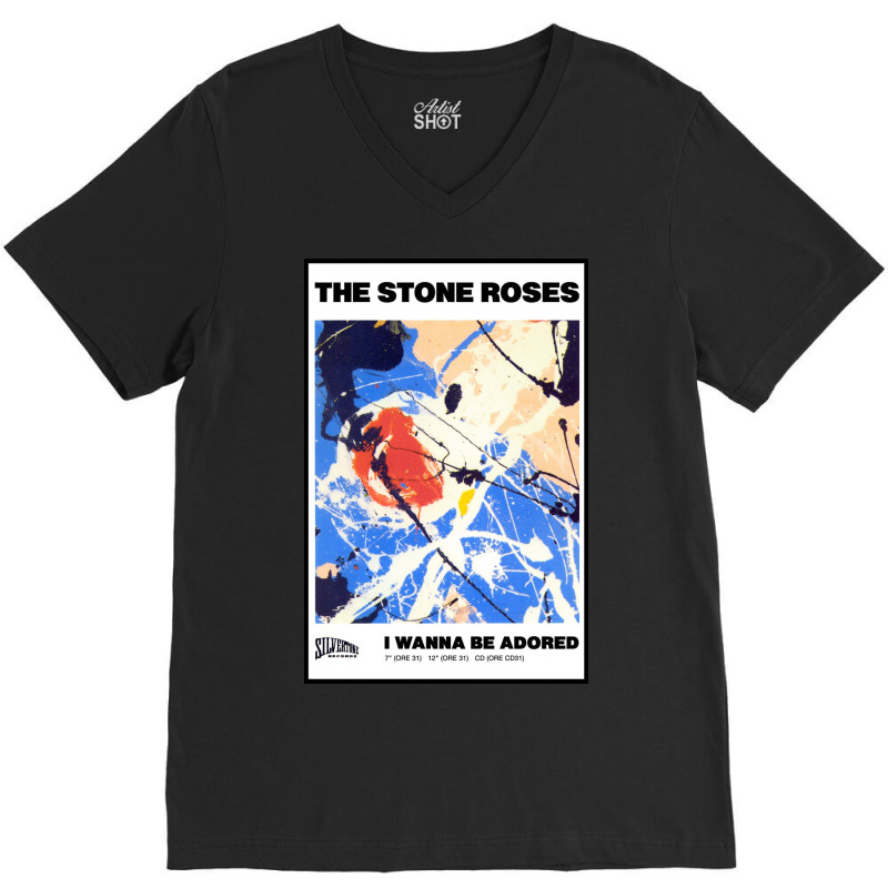 The Stone Roses 'i Wanna Be Adored' V-Neck Tee by chadjtay | Artistshot