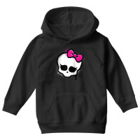 Monster High   Graffiti Skull Raglan Baseball Tee Youth Hoodie | Artistshot