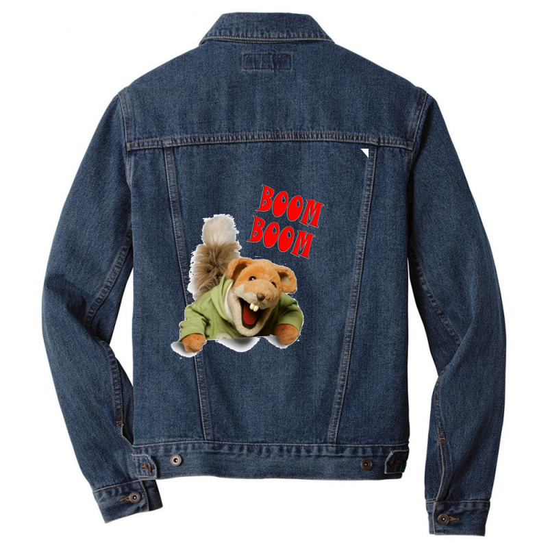 Boom Boom Basil Brush Men Denim Jacket by kampeljawdatq | Artistshot