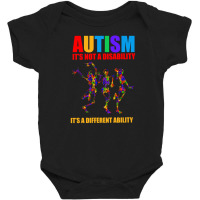 Autism It's Not A Disability It's A Different Ability Baby Bodysuit | Artistshot