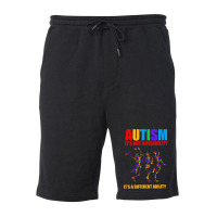 Autism It's Not A Disability It's A Different Ability Fleece Short | Artistshot