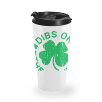 Dibs On The Redhead  St Patricks Day Travel Mug | Artistshot