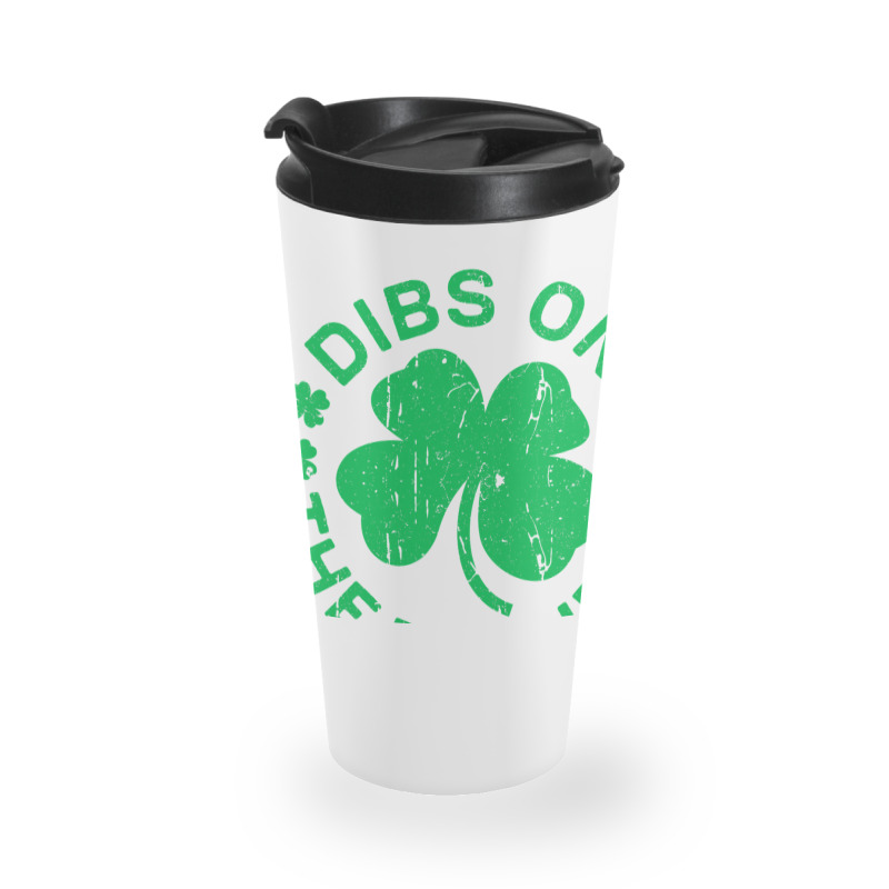 Dibs On The Redhead  St Patricks Day Travel Mug | Artistshot