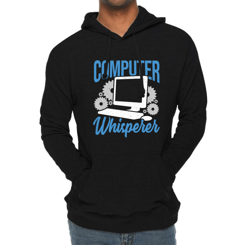 Computer Whisperer Tech Support Gift Lightweight Hoodie | Artistshot