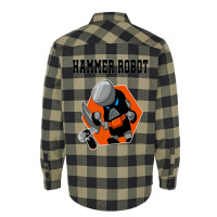 Hammer Robot Flannel Shirt | Artistshot