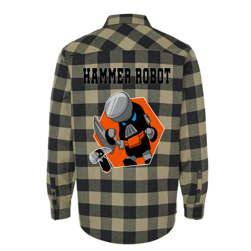 Hammer Robot Flannel Shirt | Artistshot