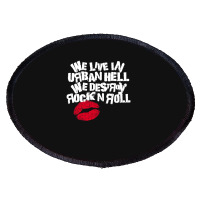 Urban Hell - White Oval Patch | Artistshot