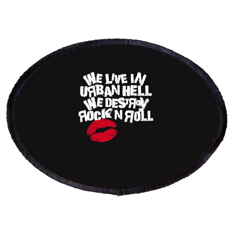 Urban Hell - White Oval Patch | Artistshot