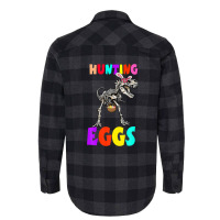 Hunting Egg Dinosaur Bone Bunny Ear Boy Kid Toddler Gift Flannel Shirt | Artistshot