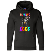 Hunting Egg Dinosaur Bone Bunny Ear Boy Kid Toddler Gift Champion Hoodie | Artistshot