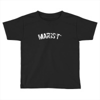 Marist Vintage Stencil University Alumni Arch Font Toddler T-shirt | Artistshot