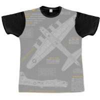 B17 Flying Fortress Graphic T-shirt | Artistshot