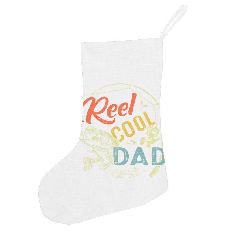 Mens Reel Cool Dad  Funny Valentine Fathers Day Christmas Holiday Stocking | Artistshot