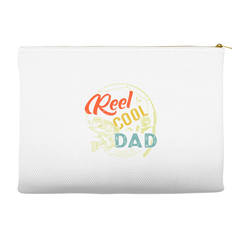 Mens Reel Cool Dad  Funny Valentine Fathers Day Christmas Accessory Pouches | Artistshot